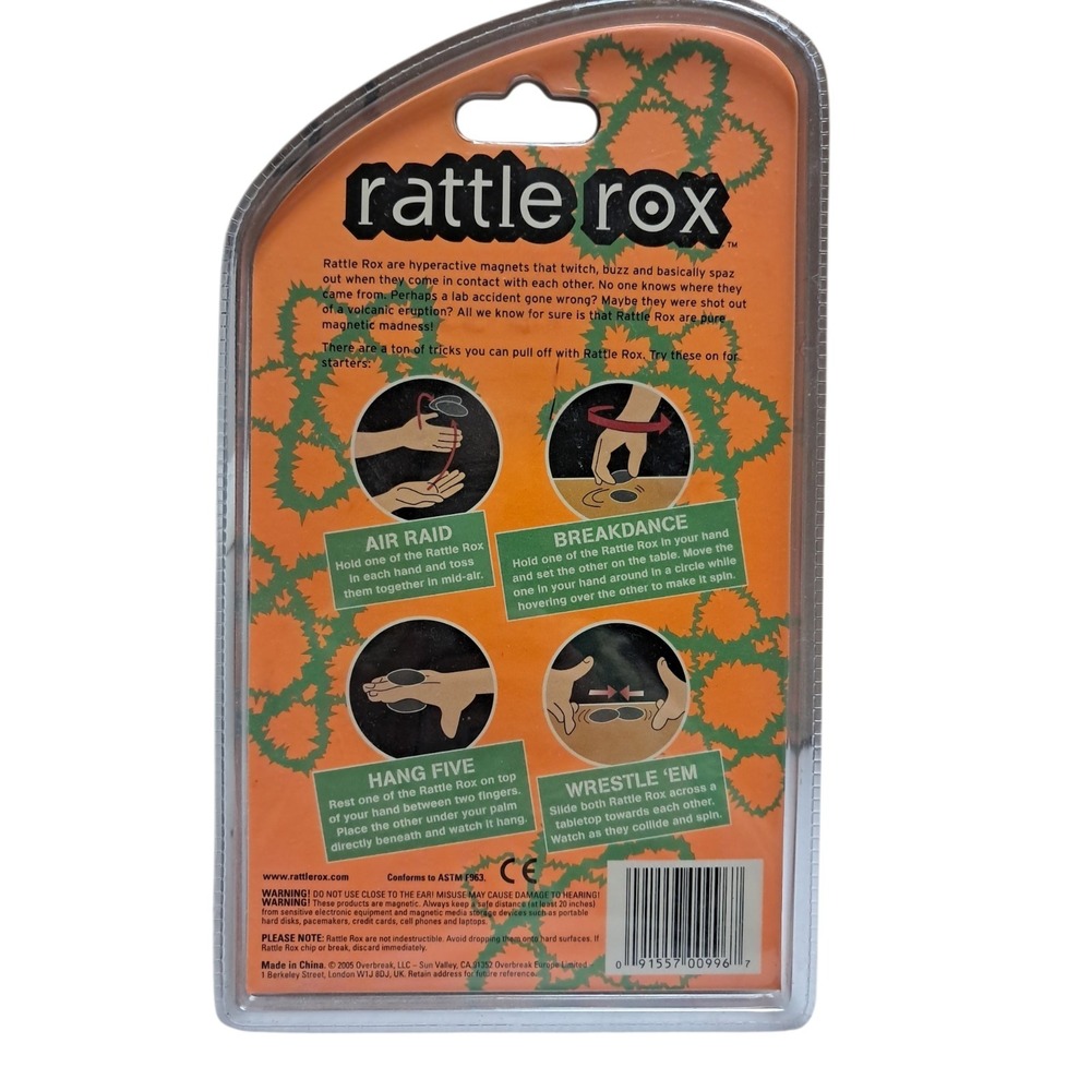 Rattle Rox Magnets That Twitch, Buzz And Spaz Out When They Come In Contact - Picture 8 of 10